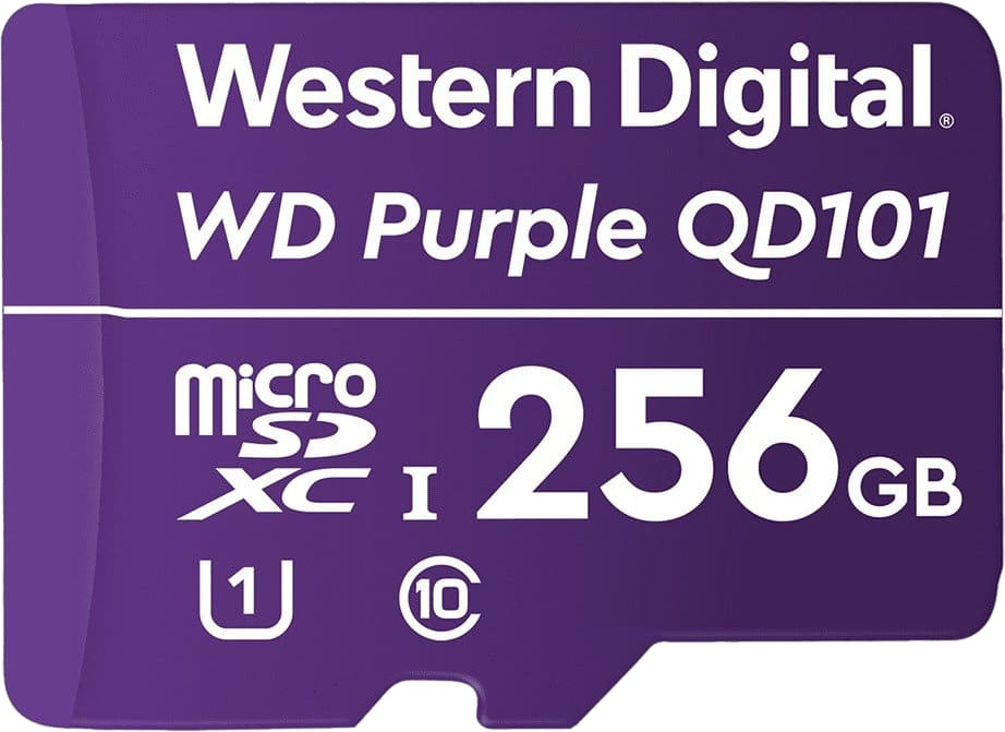 Карта памяти WD Purple QD101 microSD 256 ГБ (WDD256G1P0C)