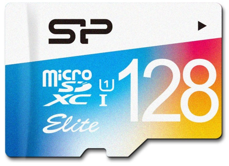 Карта памяти Silicon Power Elite Color microSD UHS-1 Class 10 128 ГБ