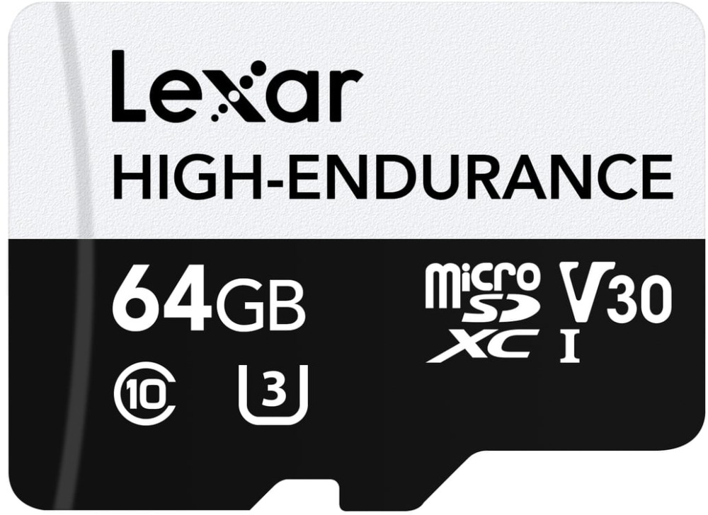 Карта памяті Lexar High-Endurance microSD Class 10 A1 V10 U1 64 ГБ
