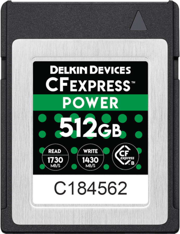 Карта памяти Delkin Devices POWER CFexpress 512 ГБ (DCFX1-512)