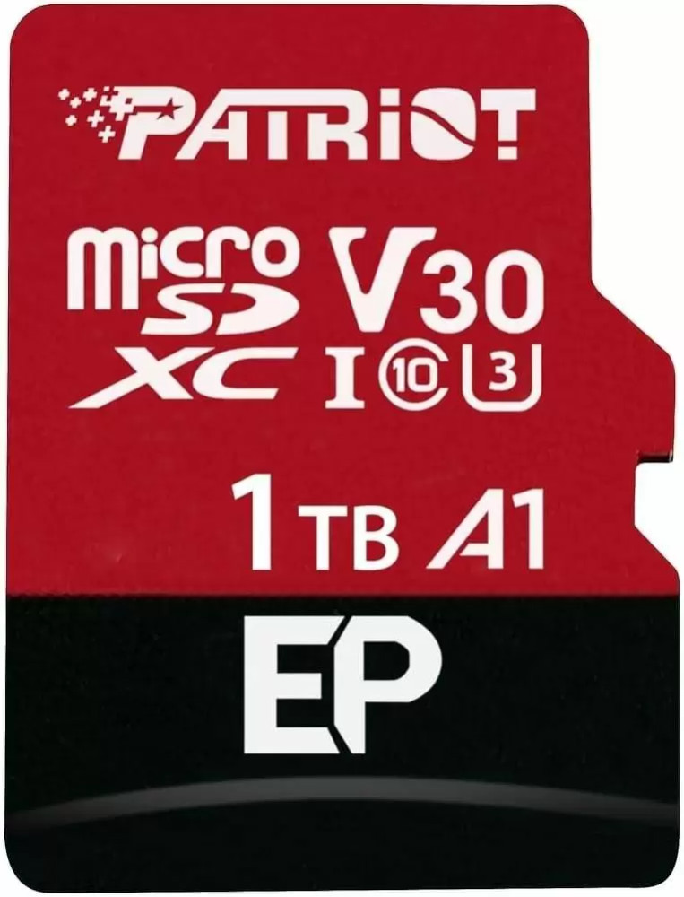 Карта памяти Patriot Memory EP microSDXC V30 A1 1 ТБ (PEF1TBEP31MCX)