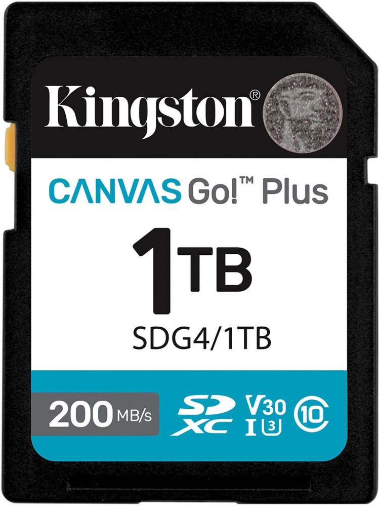 Карта памяти Kingston SDXC Canvas Go Plus Gen4 1 ТБ (SDG4/1TB)