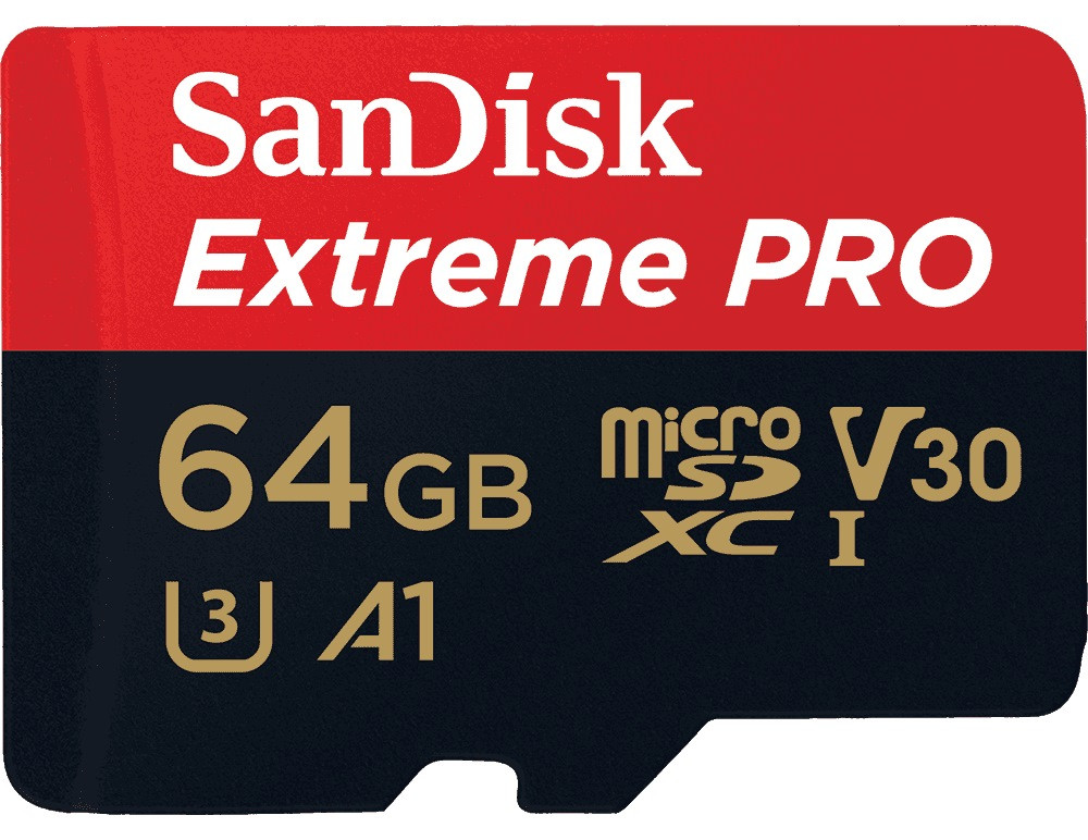 Карта памяти SanDisk Extreme Pro V30 A1 microSD UHS-I U3 32 ГБ (SDSQXCG-032G-GN6MA)