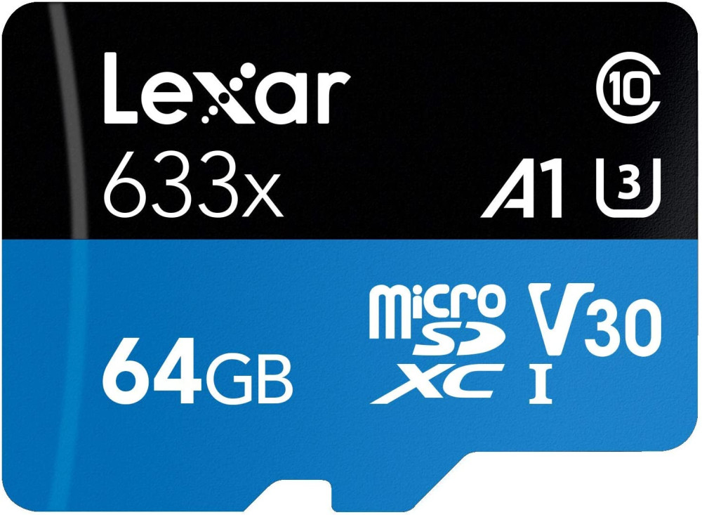 Карта памяти Lexar High-Performance 633x microSD 128 ГБ