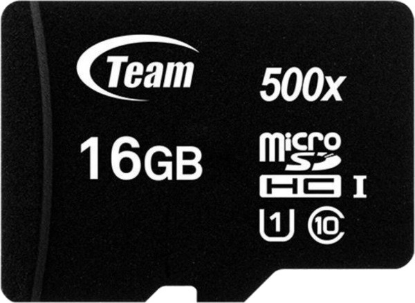 Карта памяти Team Group microSDHC Class 10 500x 16 ГБ