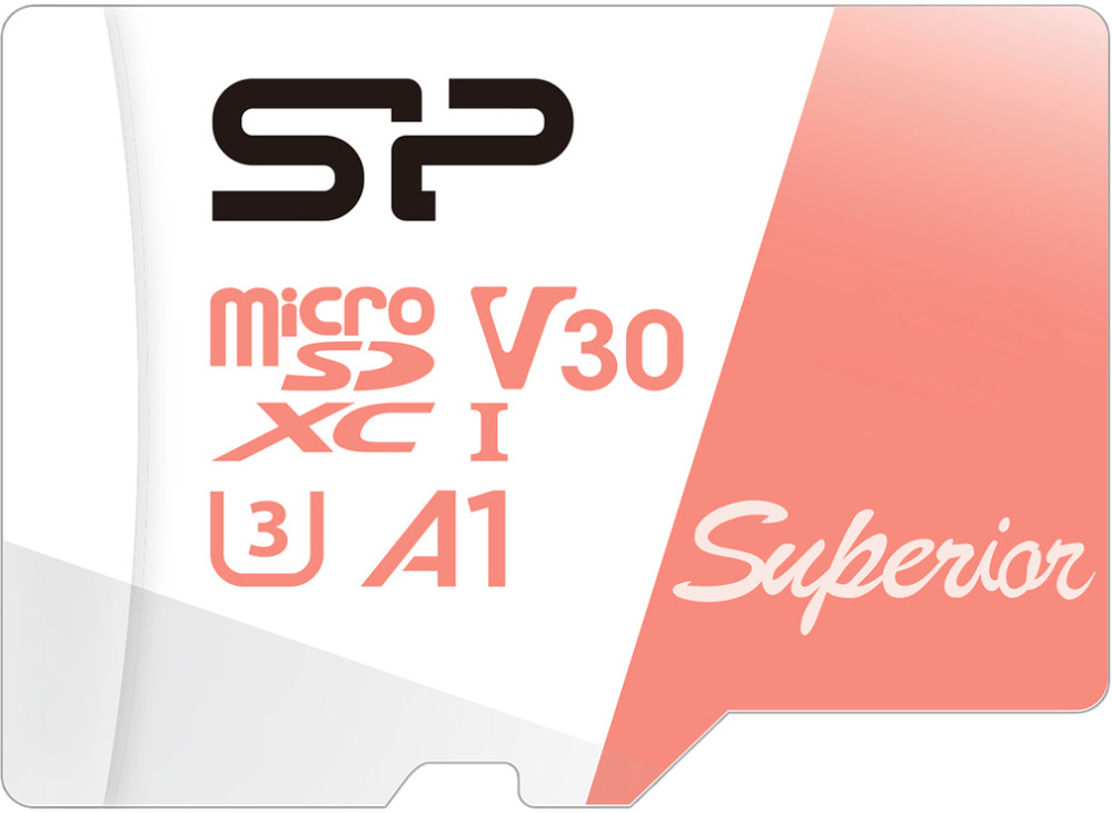 Карта памяти Silicon Power Superior DV3 microSDXC 64 ГБ (SP064GBSTXDV3V20)