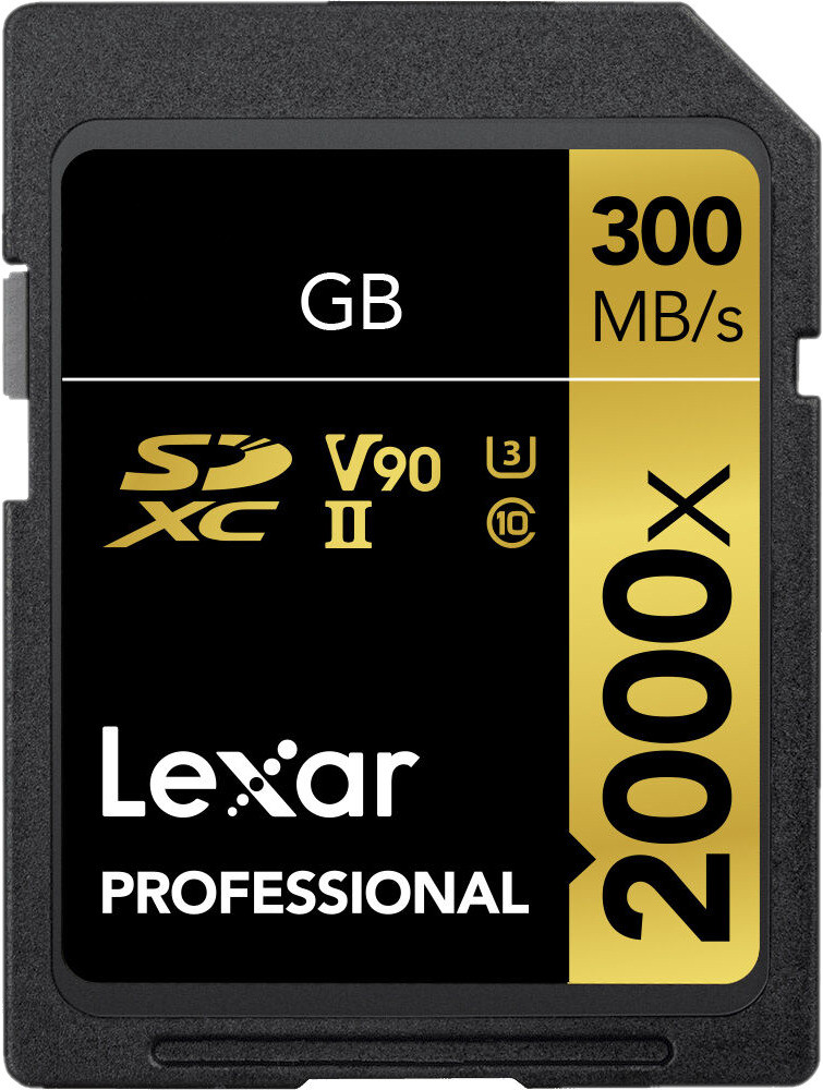 Карта памяти Lexar Professional 2000x SD UHS-II V90 128 ГБ