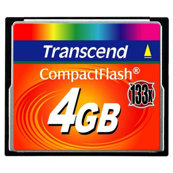 Карта памяти Transcend CompactFlash 133x 4 ГБ