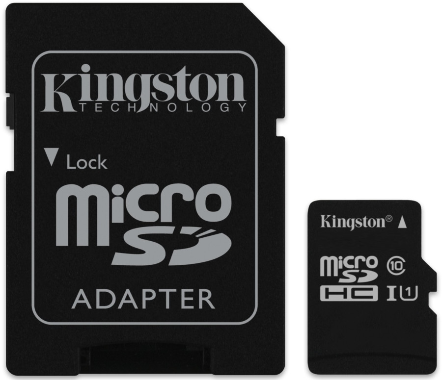 Карта памяті Kingston microSD UHS-I Class 10 32 ГБ (SDCA10/32GBSP)