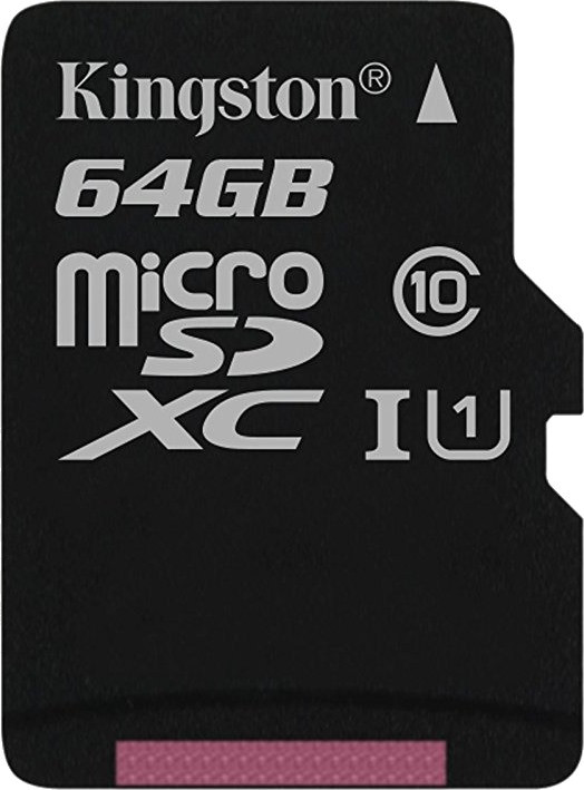 Карта памяти Kingston microSD Canvas Select 64 ГБ