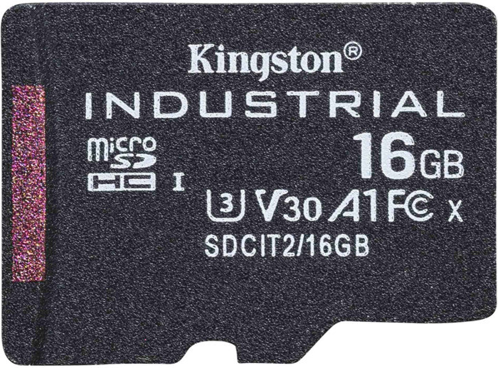 Карта памяті Kingston Industrial microSD SD-adapter 16 ГБ (SDCIT2/16GB)