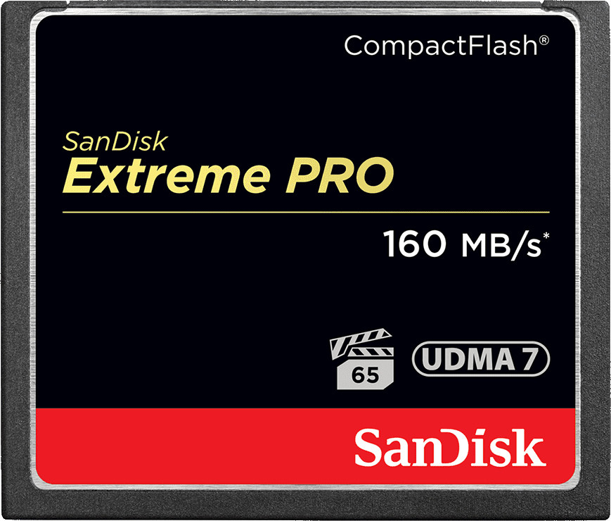 Карта памяти SanDisk Extreme Pro 160MB/s CompactFlash 64 ГБ (SDCFXPS-064G-X46)