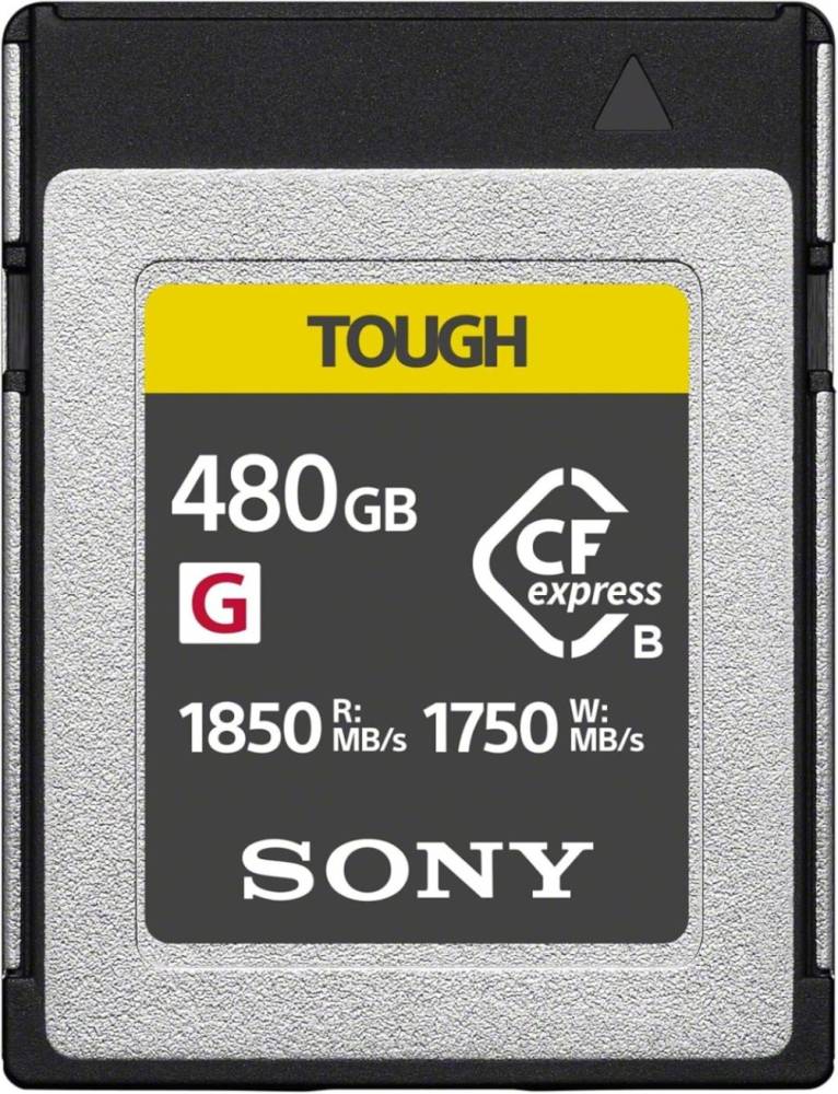 Карта памяти Sony CFexpress Type B G Series 480 ГБ (CEB-G480T)