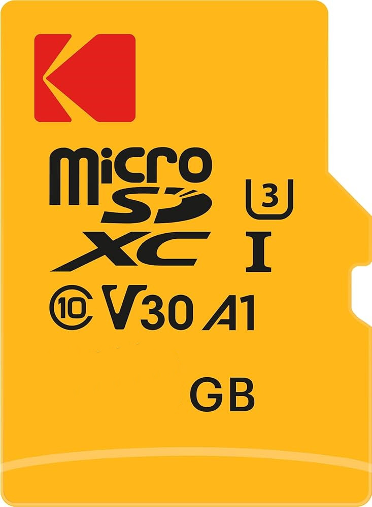 Карта памяті Kodak microSDXC ULTRA PERFORMANCE Class 10 UHS-1 U3 V30 A1 64 ГБ (EKMSDM64GXC10HPRK)