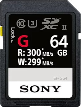 Карта памяти Sony SD SF-G Series 64 ГБ