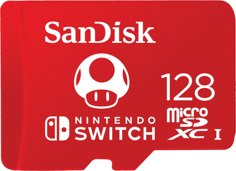 Карта памяти SanDisk microSDXC Memory Card For Nintendo Switch 128 ГБ