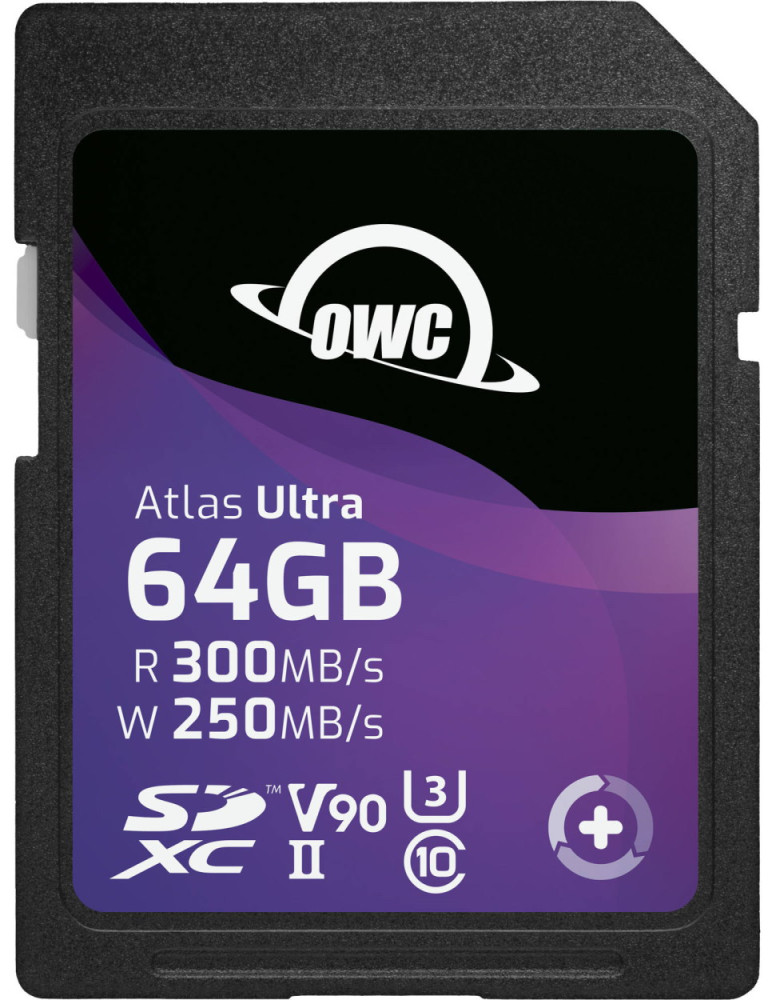 Карта памяти OWC Atlas Ultra SDXC V90 UHS-II 64 ГБ (OWCSDV90U0064)