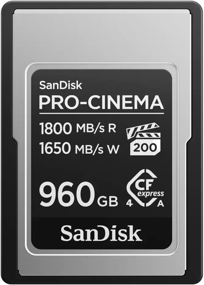 Карта памяти SanDisk PRO-CINEMA CFexpress Type A 0.94 ТБ (SDCFEA-960G-GN4NN)