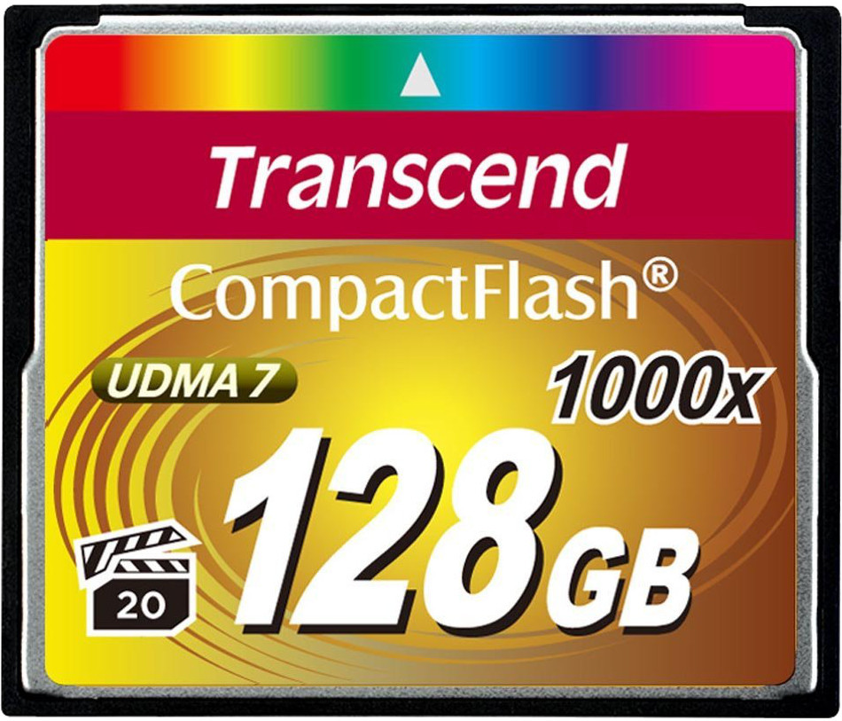 Карта памяти Transcend CompactFlash 1000x 16 ГБ (TS16GCF1000)
