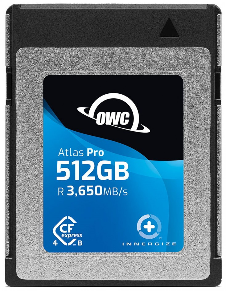 Карта памяти OWC Atlas Pro CFexpress 4.0 Type B 512 ГБ (OWCCFXB4P00512)