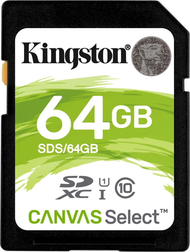 Карта памяті Kingston SD Canvas Select 64 ГБ (SDS/64GB)