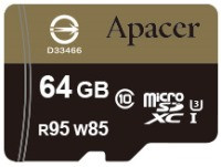 Карта памяти Apacer microSDXC UHS-I U3 64 ГБ