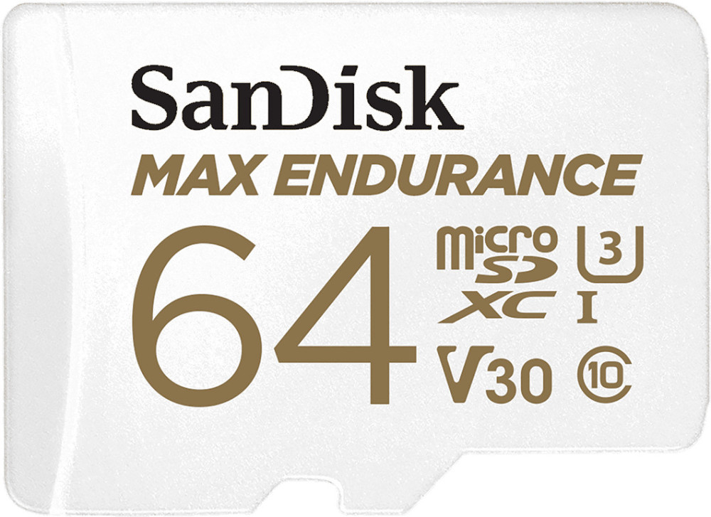 Карта памяти SanDisk Max Endurance microSD 64 ГБ (SDSQQVR-064G)