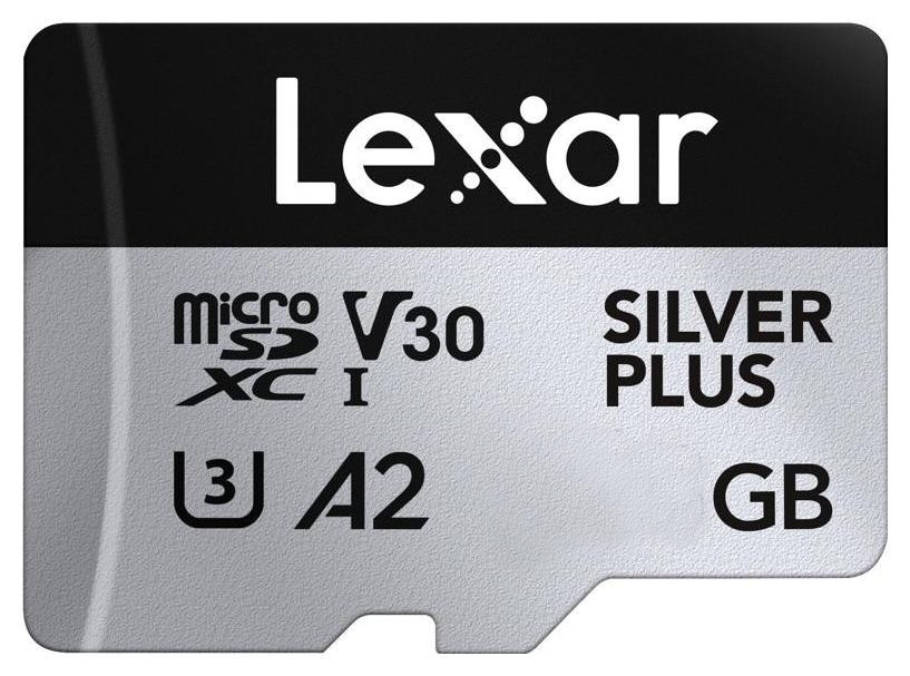 Карта памяти Lexar Professional Silver Plus microSDXC UHS-I 128 ГБ