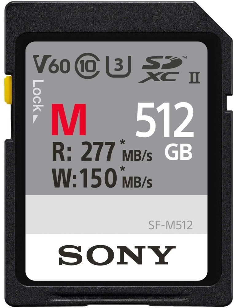 Карта памяти Sony SD SF-M Series UHS-II 512 ГБ (SFM512)