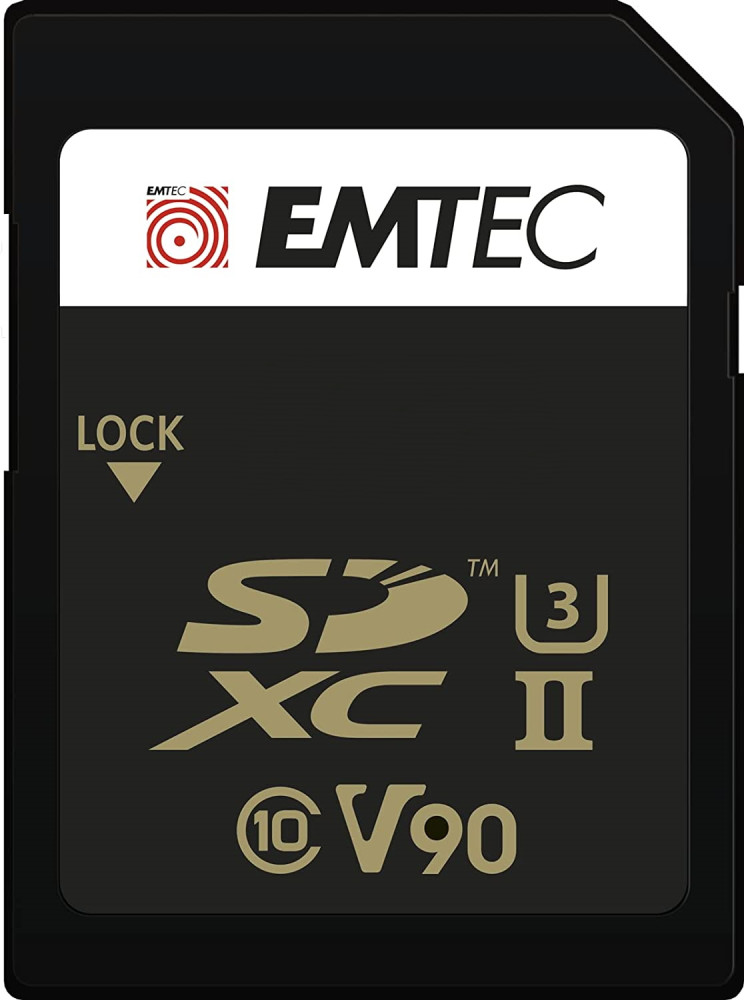 Карта памяти Emtec SDXC UHS-II U3 V90 SpeedIN Pro 256 ГБ (ECMSD256GUHS2V90)