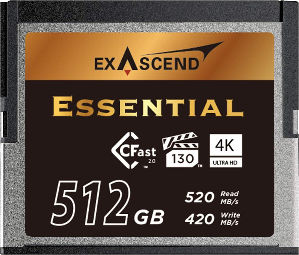 Карта памяти Exascend Essential CFast 2.0 512 ГБ (EXSD3X512GB)