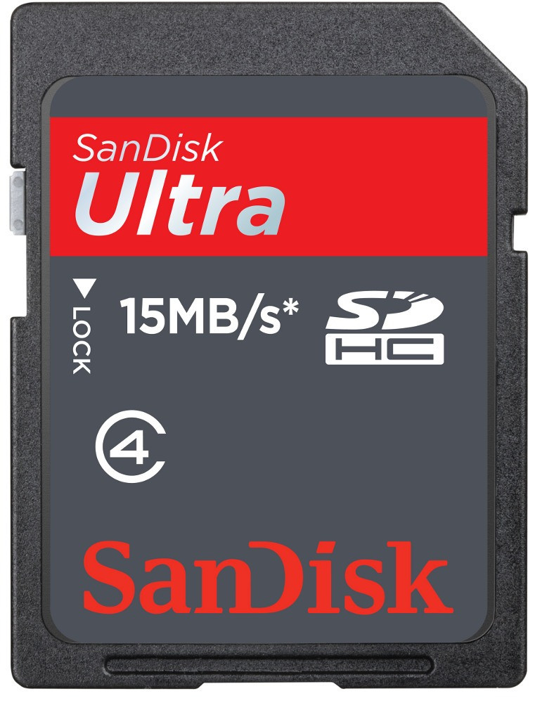 Карта памяти SanDisk Ultra SDHC 16 ГБ