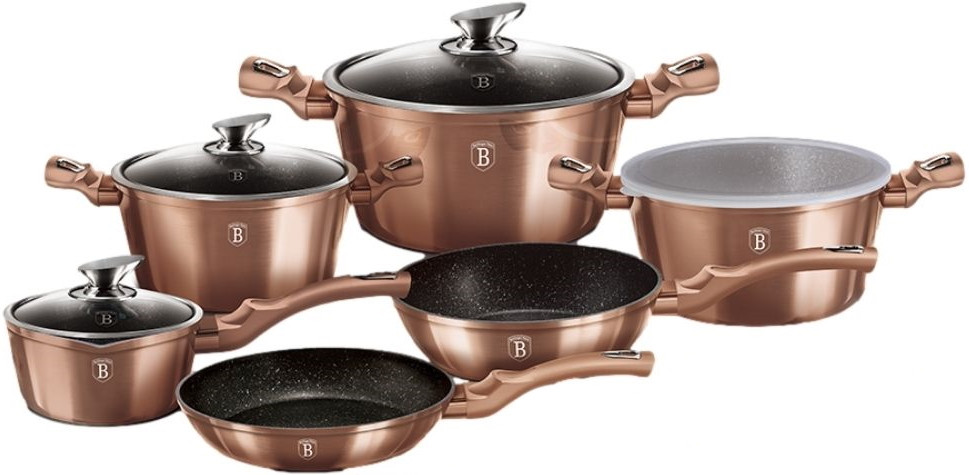 Набор посуды Berlinger Haus Rose Gold BH-7034