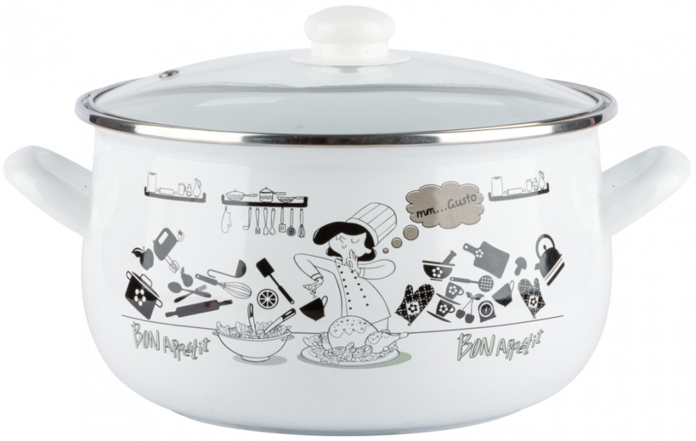 Кастрюля Gusto GT-T-124-CK