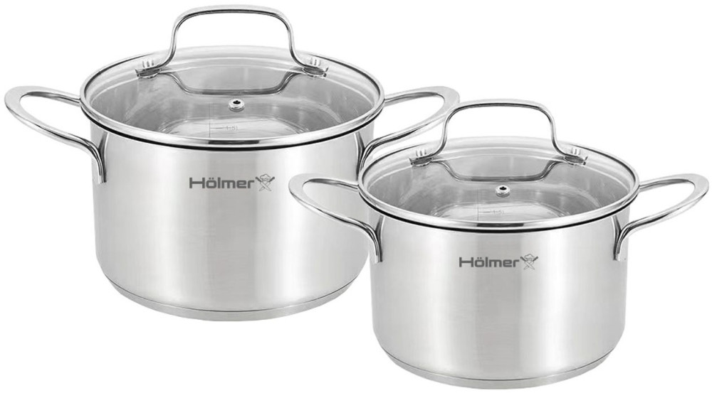 Набор посуды HOLMER Elegance CS-4451-SS