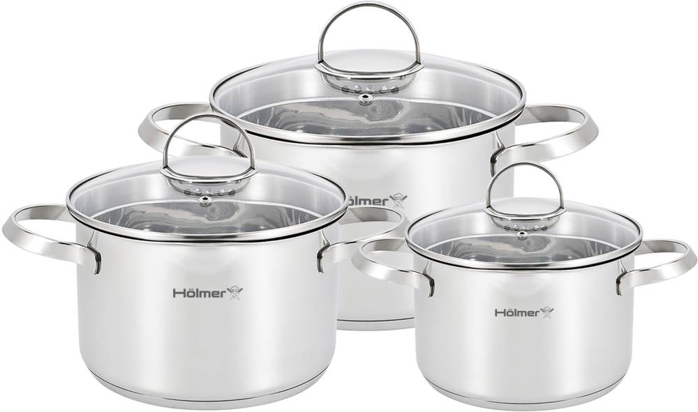 Набор посуды HOLMER Dynamic CS-5651-SSD