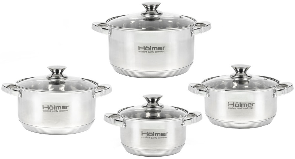 Набор посуды HOLMER CS-1853-SS