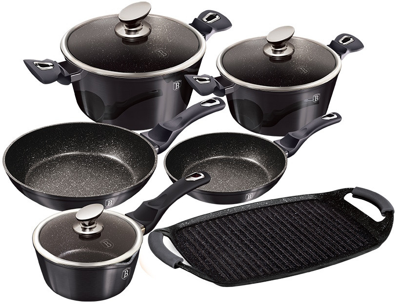 Набор посуды Berlinger Haus Carbon Pro BH-6911