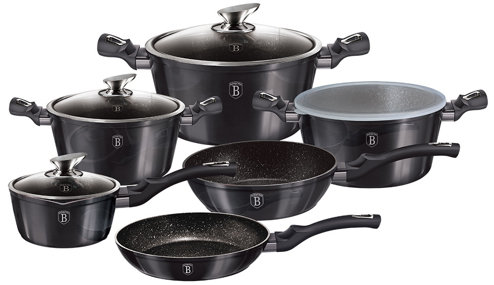 Набор посуды Berlinger Haus Carbon Pro BH-6887