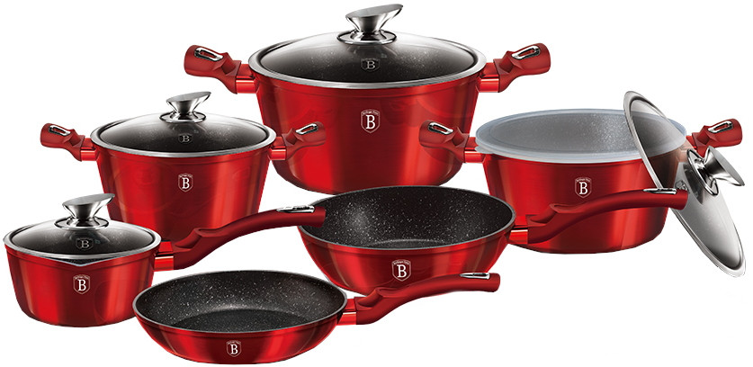 Набор посуды Berlinger Haus Burgundy BH-7035