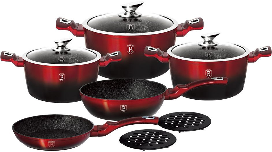 Набор посуды Berlinger Haus Burgundy BH-1631N