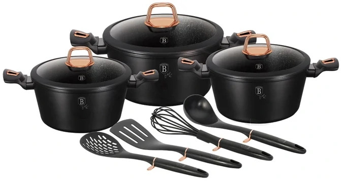 Набір посуду Berlinger Haus Black Rose BH-6154