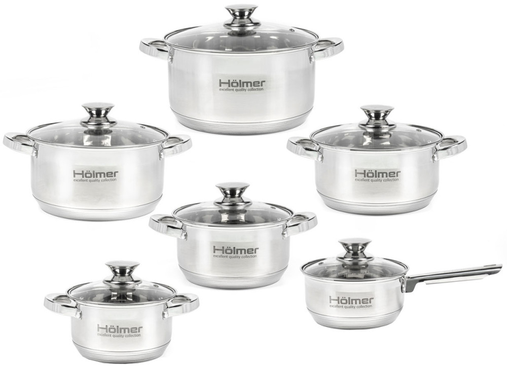 Набор посуды HOLMER CS-11252-SS
