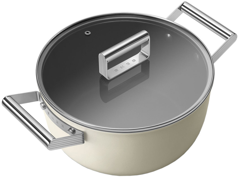 Кастрюля Smeg CSF2412CRM