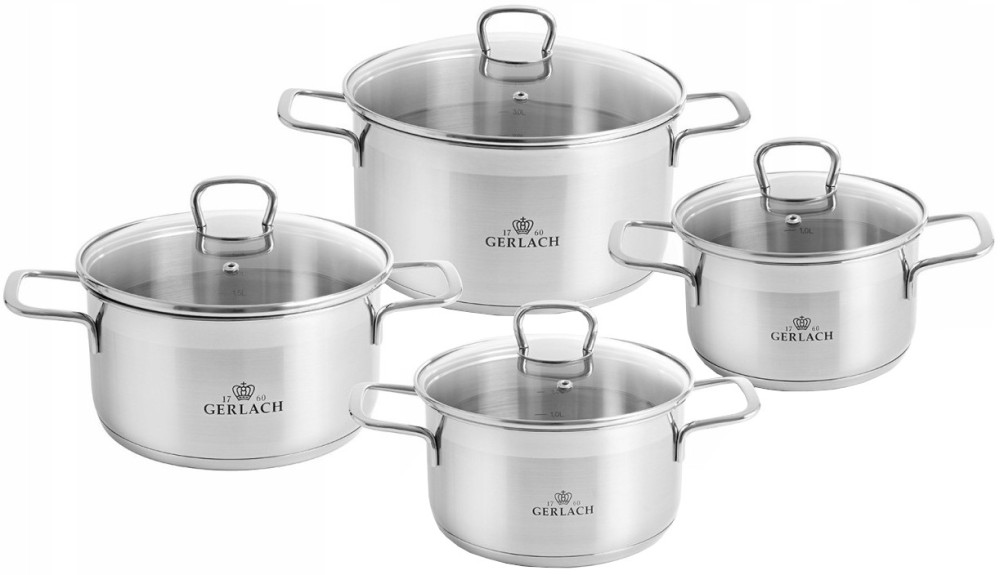 Набор посуды GERLACH Brava 4 pcs