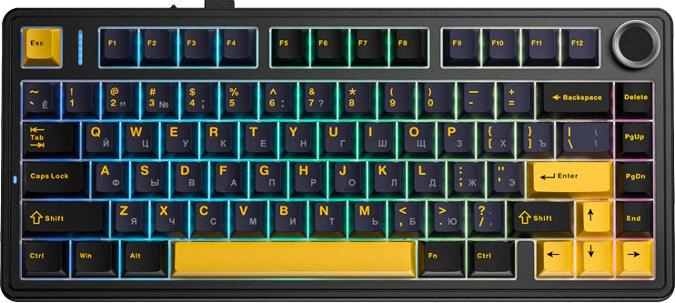 Клавиатура Aula F75 Wireless Greywood V3 Switch