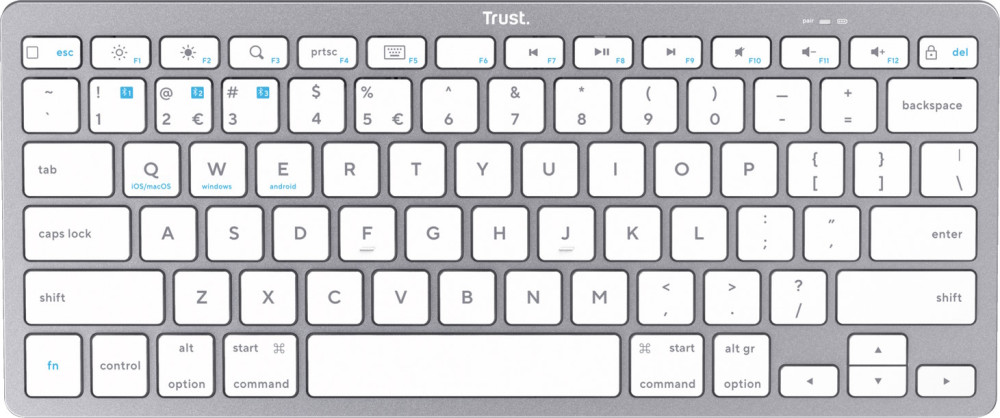 Клавіатура Trust Wireless Bluetooth Keyboard