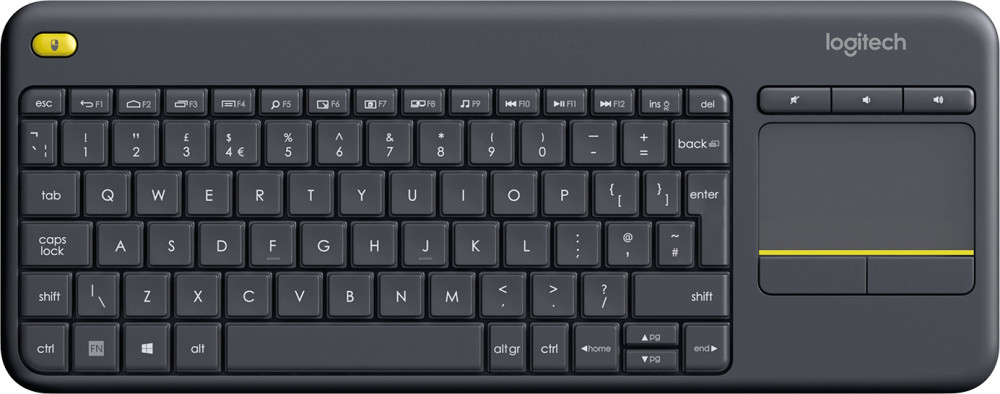 Клавиатура Logitech Wireless Touch Keyboard K400 Plus