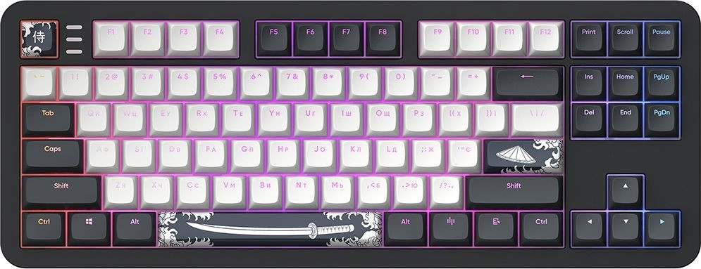 Клавиатура Dark Project ALU87B Bushido G3ms Moonstone Switch (DPKB-BUSHIDO-87-ANSI)