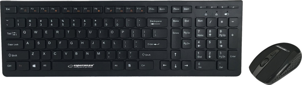 Клавіатура з мишею Esperanza 2.4GHz Wireless Set Tacoma (EK136)